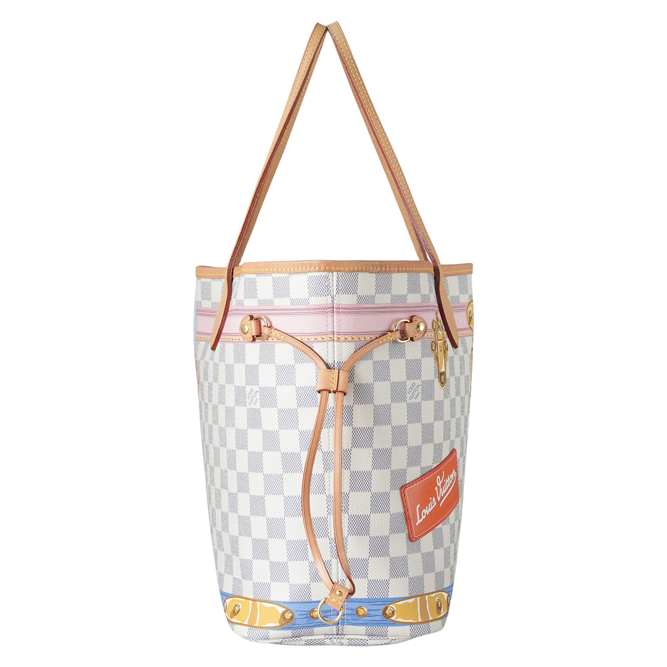 LOUIS VUITTON(USED)루이비통 다미에 아주르 트롱프 뢰유 네버풀 MM
